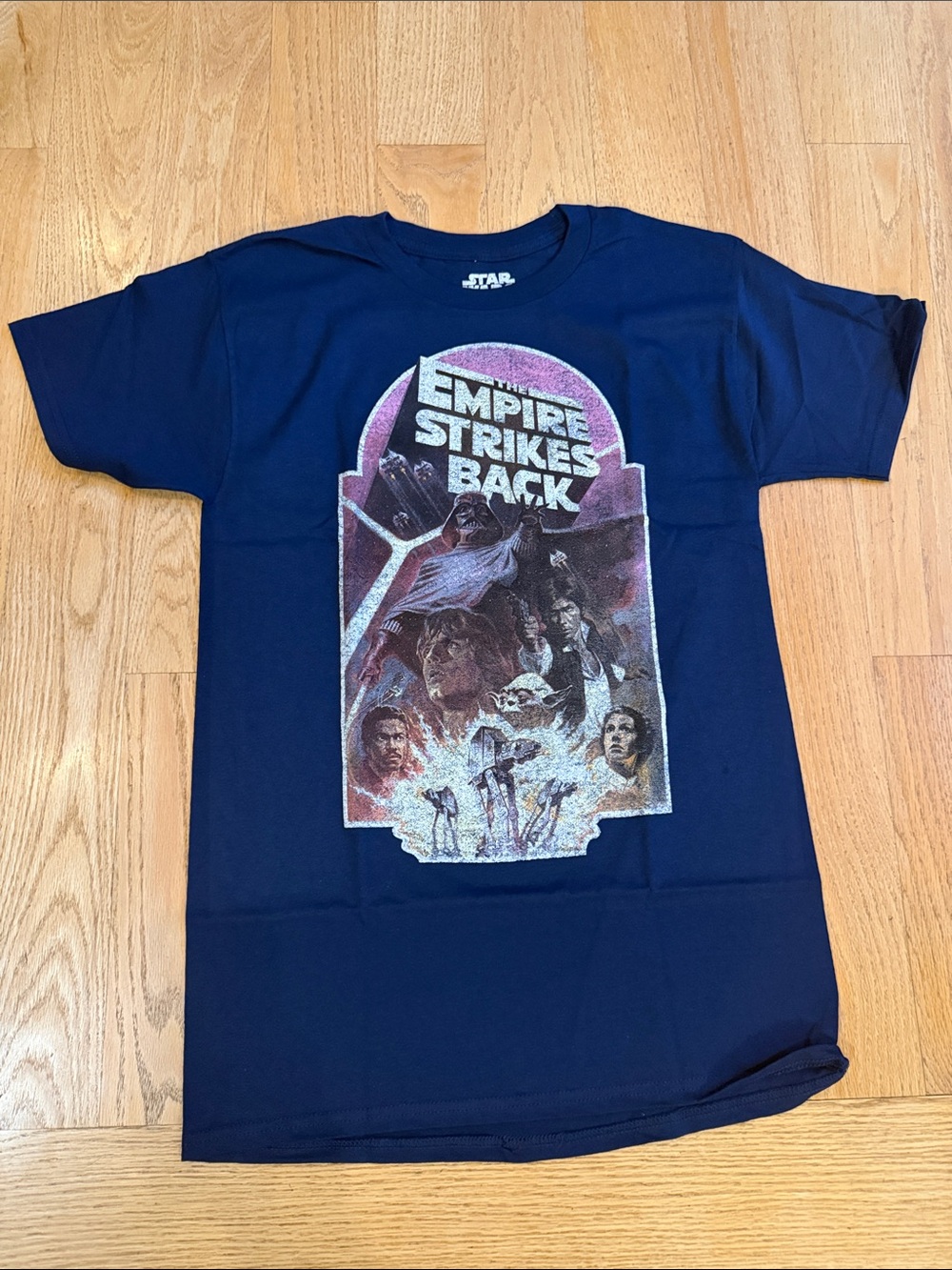 Star Wars Navy Empire Strikes Back Graphic Tee - Men